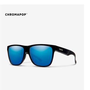 Smith Lowdown 2 XL sunglasses Matte Black + ChromaPop Polarized Blue Mirror Lens
